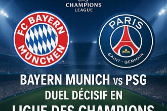Lamine Yamal et Hansi Flick lors du match PSG contre Bayern Munich en Ligue des champions
