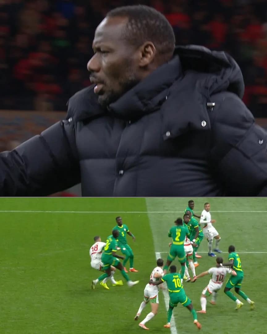 Pape Thiaw demande aux joueurs senegalais de quitter le terrain finale CAN 2025